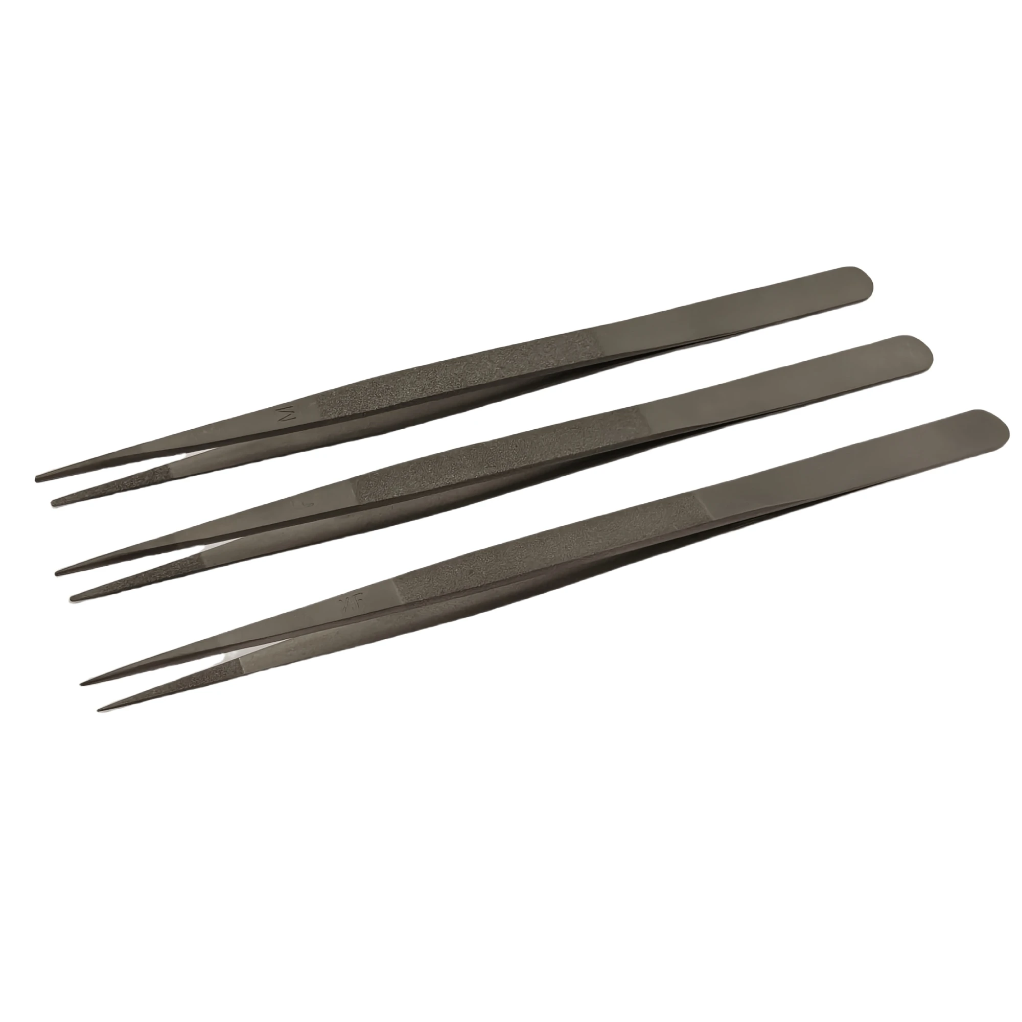 Diamond Coated Tip Titanium Antimagnetic Tweezers for Gemstone High Quality Precise Jewelry Identification Pick Up Tools Lysuz