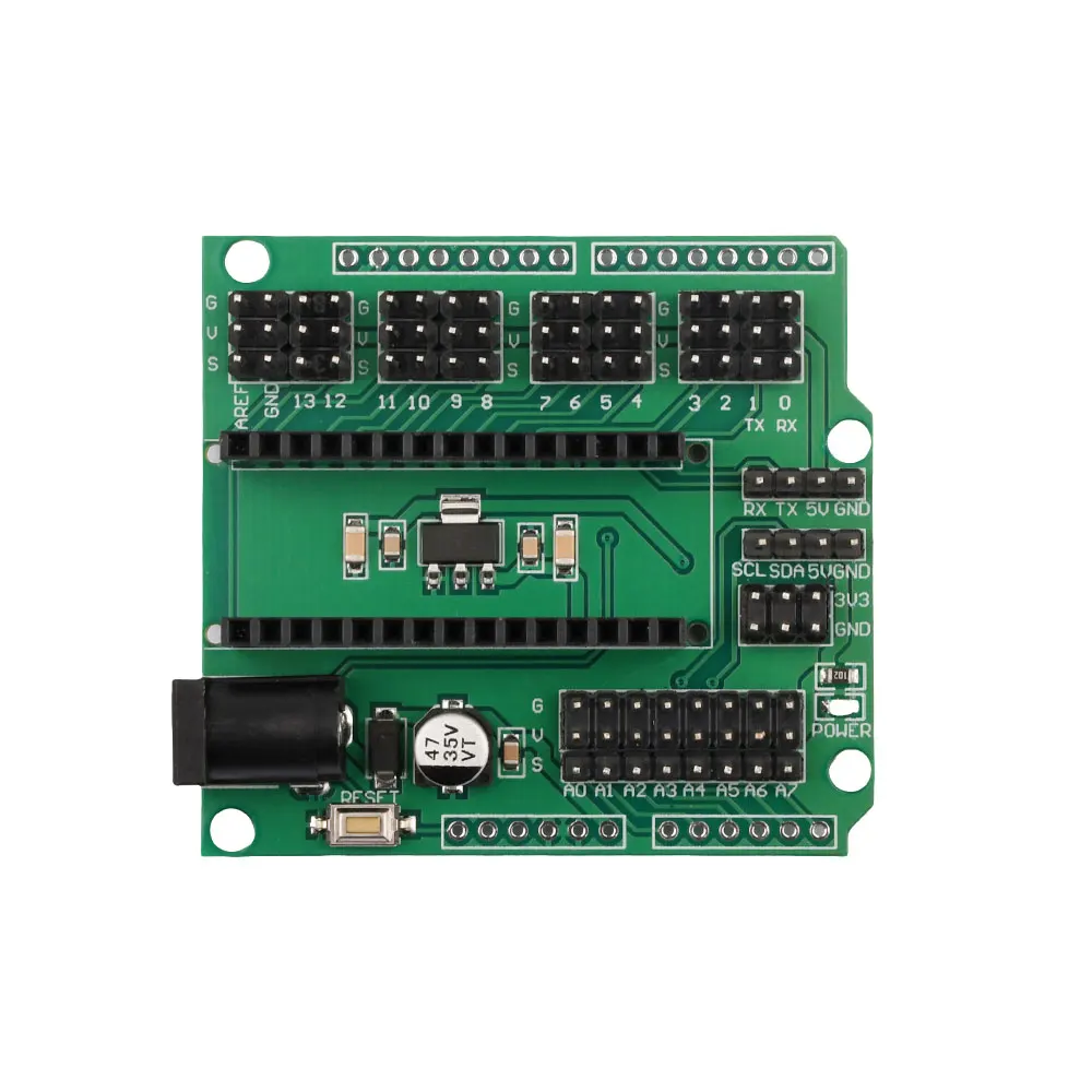 Nano Expansion Sensor Shield Module for Nano V3.0 Development Board Expansion Board Power Backplane