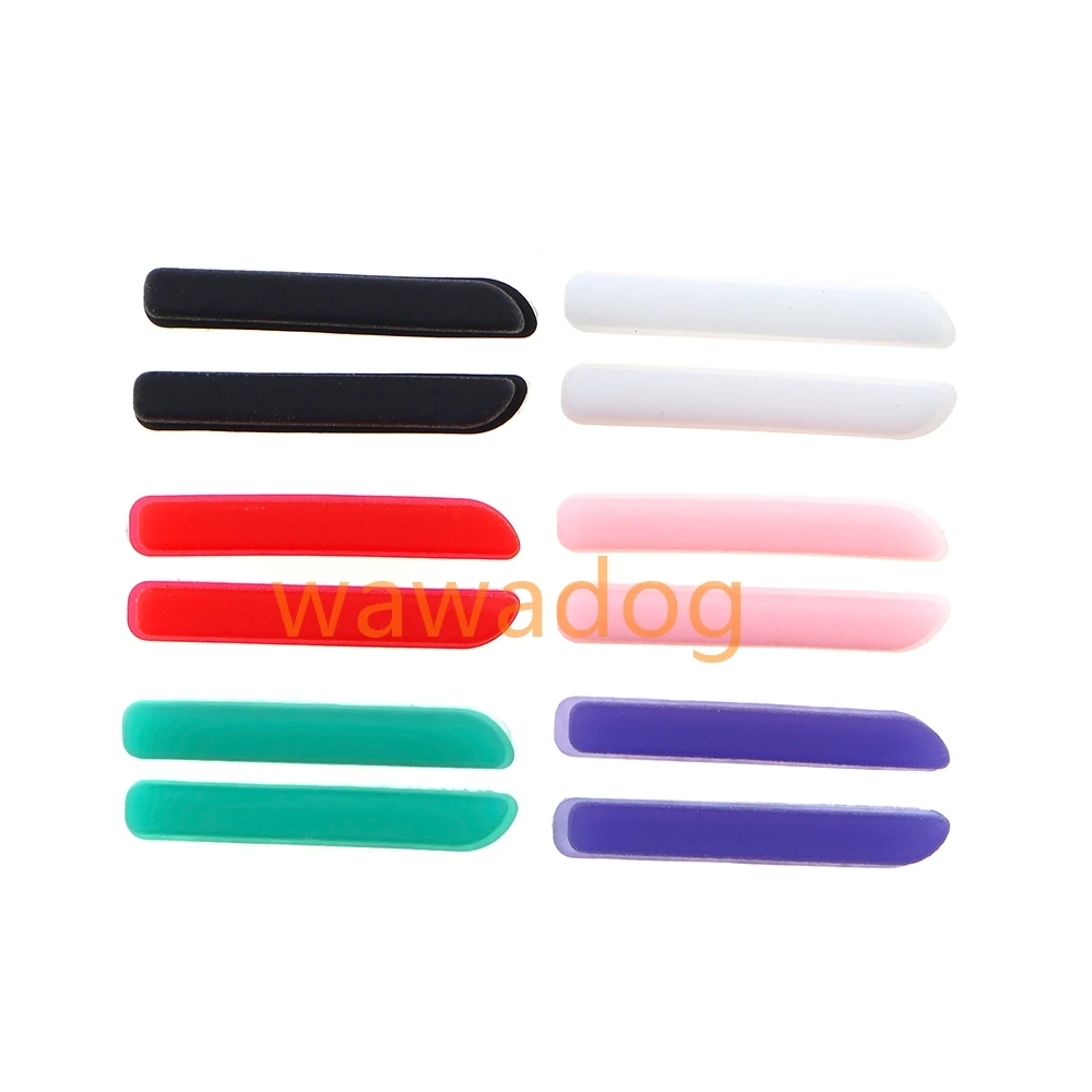 Nintendo 3DS Console Rubber Feet Cover, caixa baixa, Silicone Pad Substituição, 2 Par