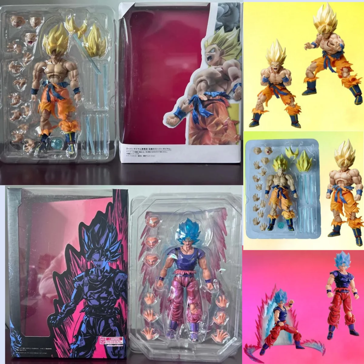 Shf Dragon Ball Z Son Goku Leggendaria Action Figure PVC Collezione mobile Anime 17 cm Super Saiyan Kakarotto Figurine Giocattoli di modello