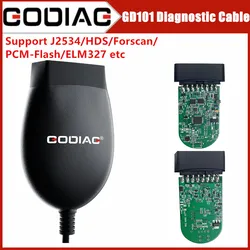 GODIAG GD101 J2534 OBD Code Scanner Work with ELM327 HDS TIS ODIS JLR All in One  Auto Diagnostic Software