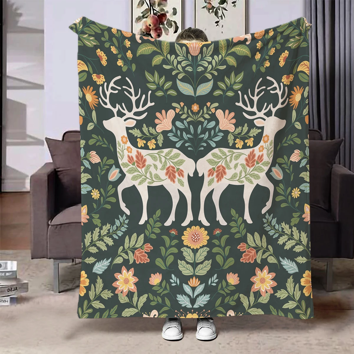 Weihnachten Kreative Überwurfdecke Flanell Druck Decke Super Weiche Gemütliche Sofa Nickerchen Decke Home Decke Perfektes Zuhause Geschenk für Sie