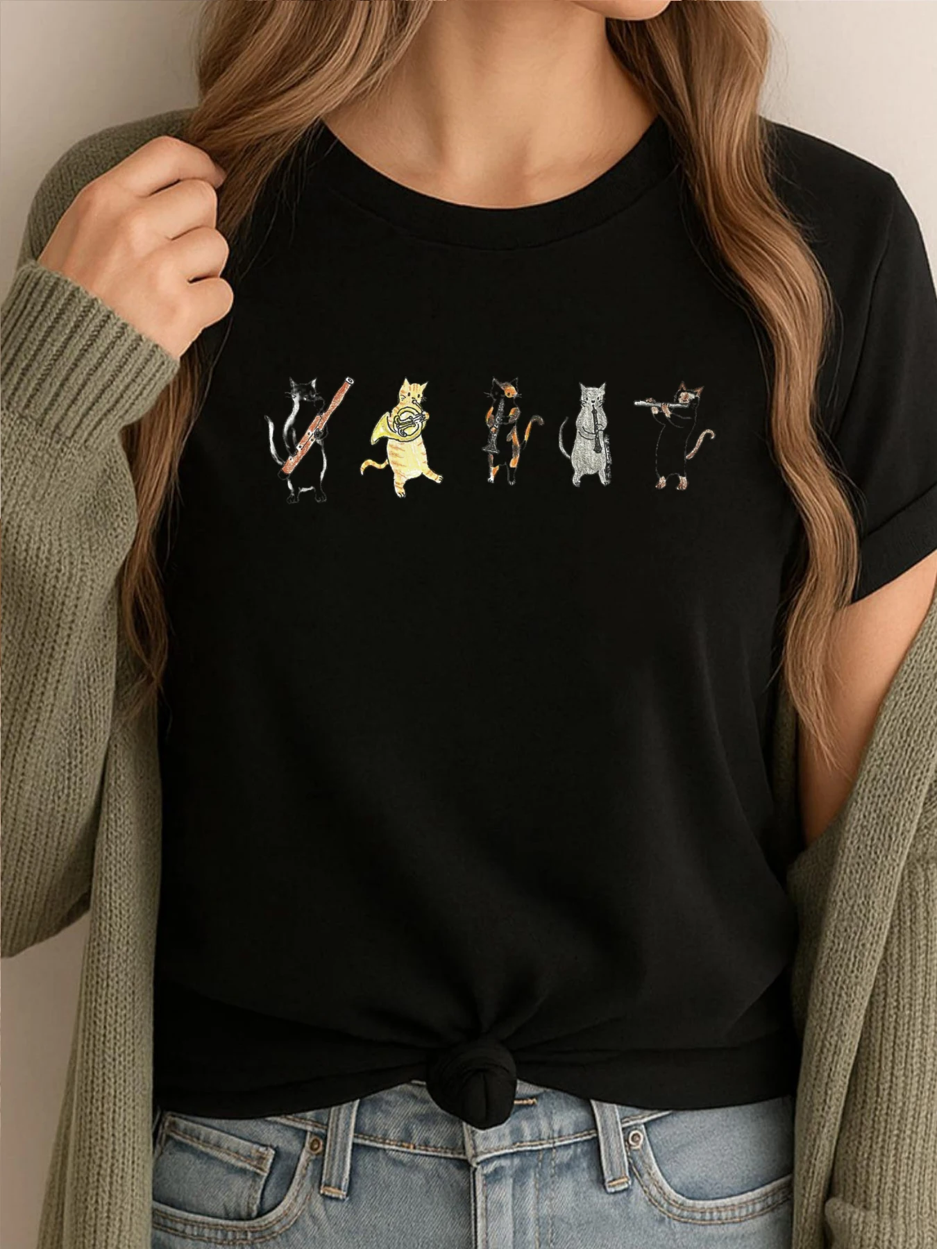 

Новейшая футболка с принтом Wind Meowtet II, спортивная футболка для мужчин, летние забавные футболки для пар, футболки с рисунком для отдыха