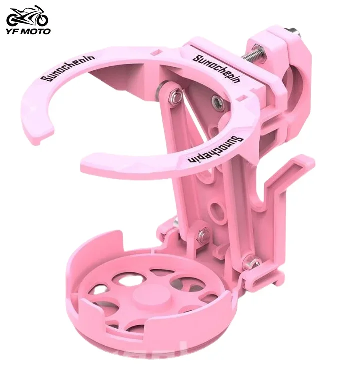 Universal Motorrad Tasse Halter ABS Einstellbare Wasser Flasche Halterung Faltbare Lenker Getränke Halter Radfahren Zubehör