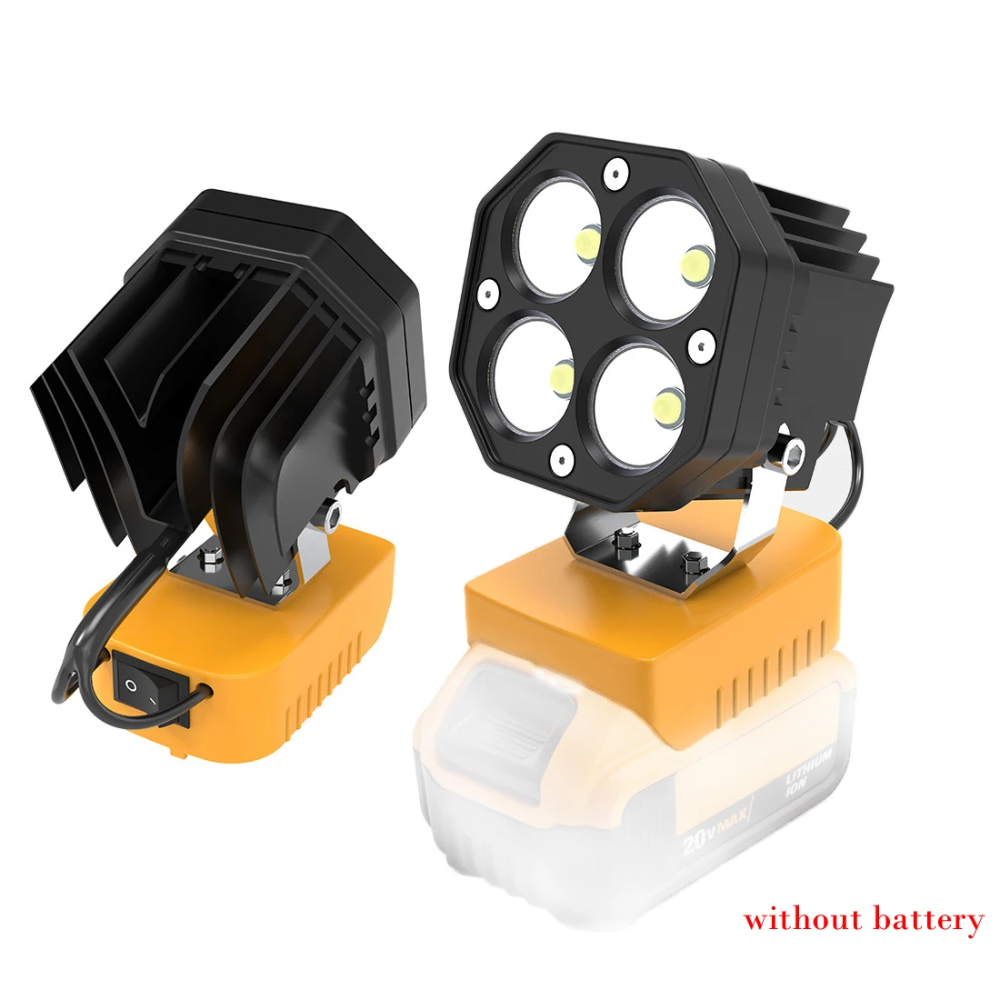 Innovative Cordless Work Lamp With Adjustable Features Delivering High Performance Lighting Solutions Outdoors