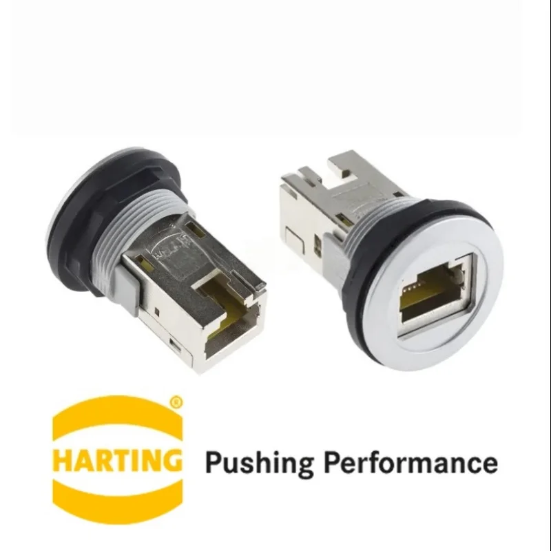 09454521560（Shielded） 09454521561（Unshielded） Harting Brand New Original Ethernet Connector Rj45 Coupler Cat 6 Har-Port Rj45 Socket, Category 6 Network, 1 Port