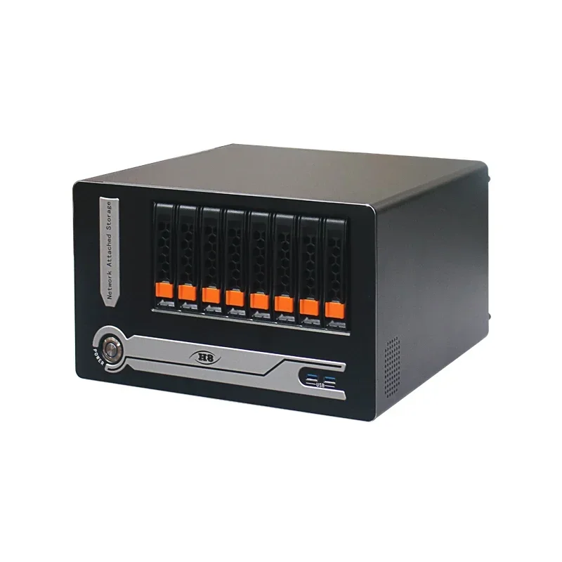 For 8-disk NAS Chassis Is Compatible with 3.5 or 2.5 SATA/SAS External Storage Chassis