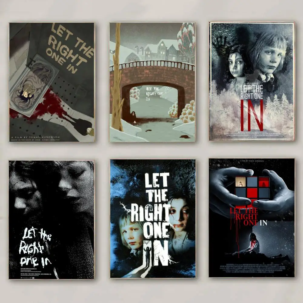 classic movie L-Let the Right One In-N Poster Modern Wall Decal for Living Room Cafe Office Bar and Bedroom
