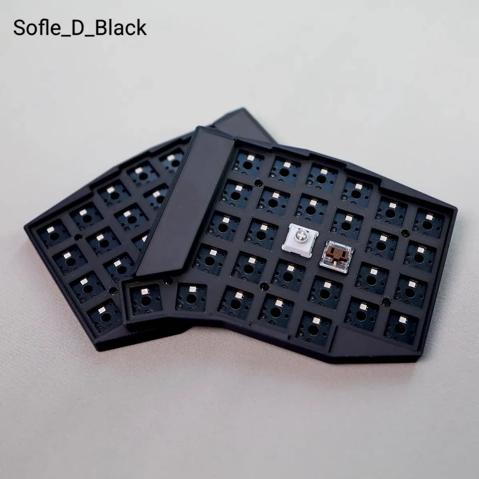 ワイヤレス分割キーボード 新型ワイヤレスSofle 58キー ローラー
