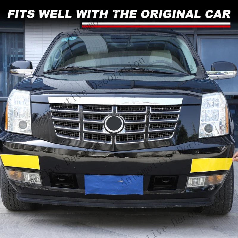 Z+ Yellow Fog Light overlays vinyl Decal Sticker For Cadillac Escalade 2007-2013