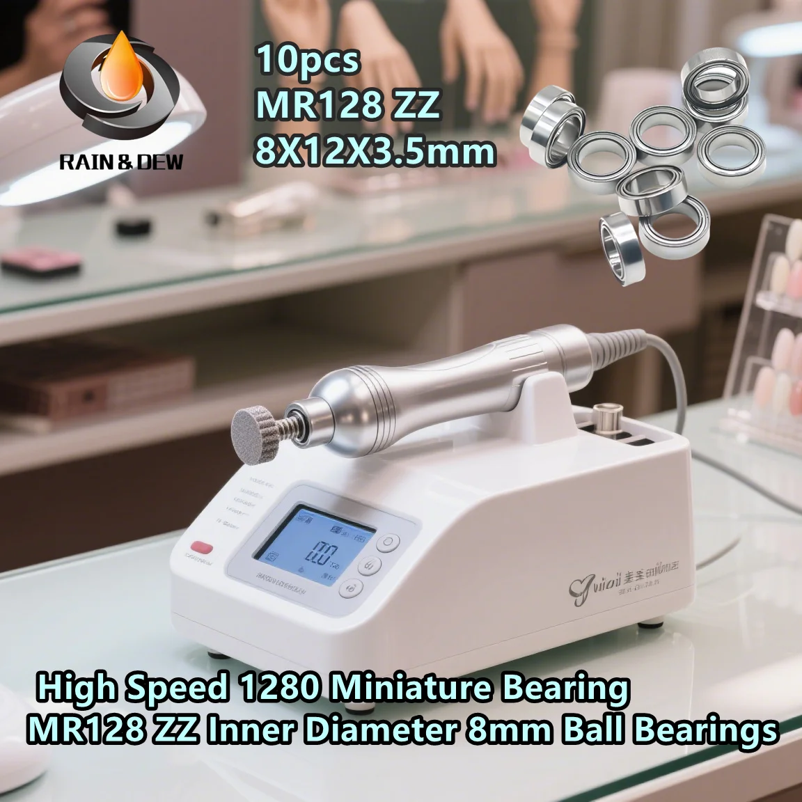 

10 шт. MR128 ZZ 8X12X3,5 мм высокоскоростной 1280 миниатюрный подшипник MR128 ZZ внутренний диаметр 8 мм шарикоподшипники
