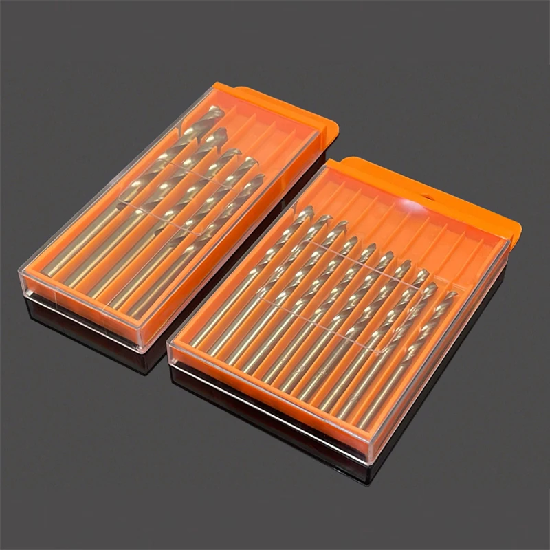 1PCS Orange Drill Storage Box Plastic Drawing Box Special Tool Box For Twist Drill Tap Accessories Parts Storage Box