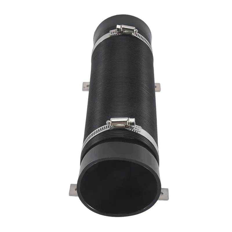 Universal Flexible Car Engine Cold Air Intake Hose Inlet Ducting Feed Tube Pipe With Connector-A28K