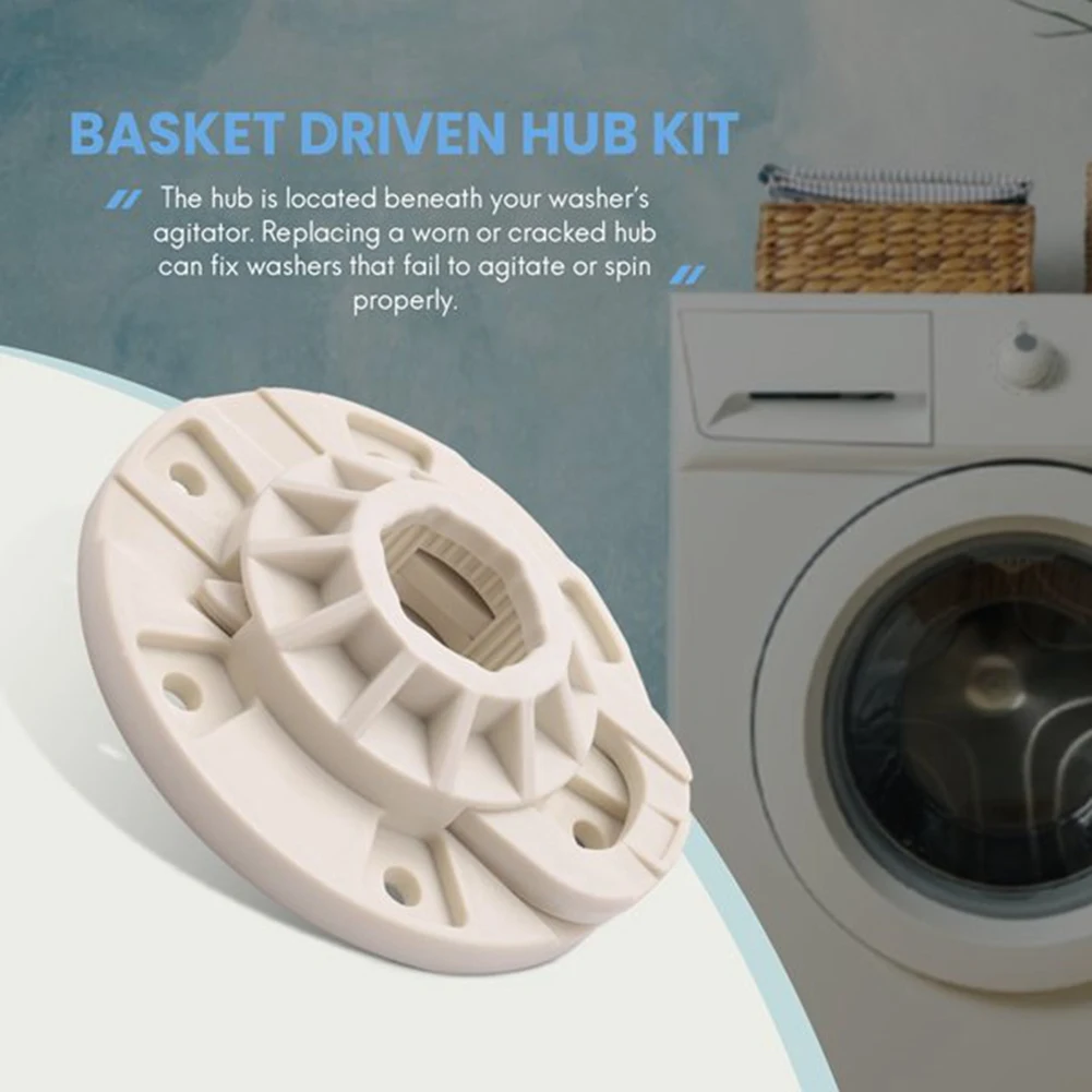 AT14 2 Stuks W10528947 Wasmachine Mand Aangedreven Hub Kit Voor Ringen-Vervangt W10396887 W10324651 W11130362 W10528947VP Gemakkelijk Te Gebruiken