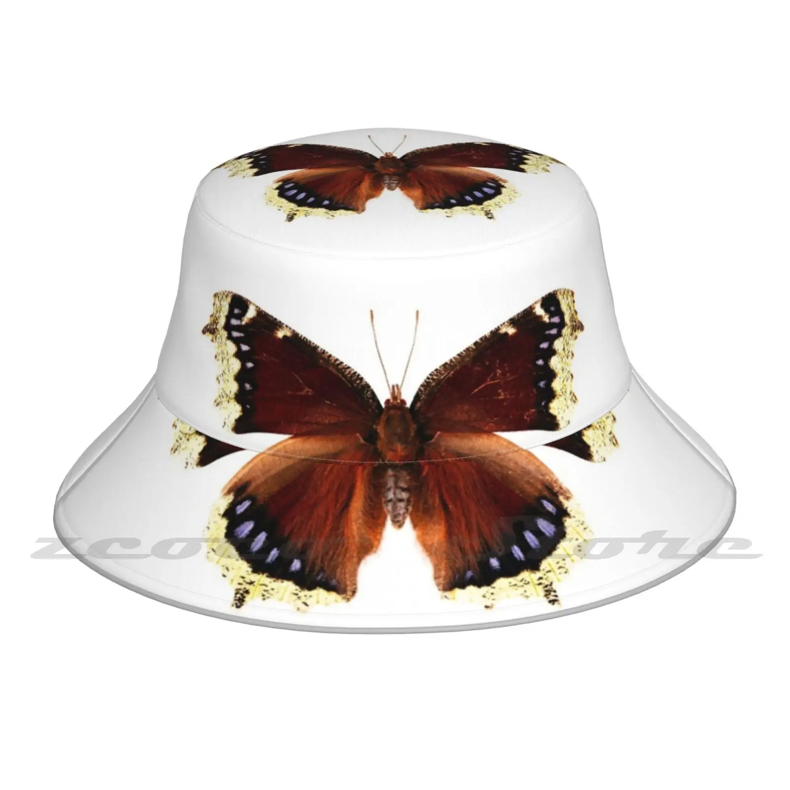 

Mourning Cloak ( Nymphalis Antiopa ) Bucket Hat Fashion Soft Personalized Pattern Gift Cap Insect Nature Biology Science