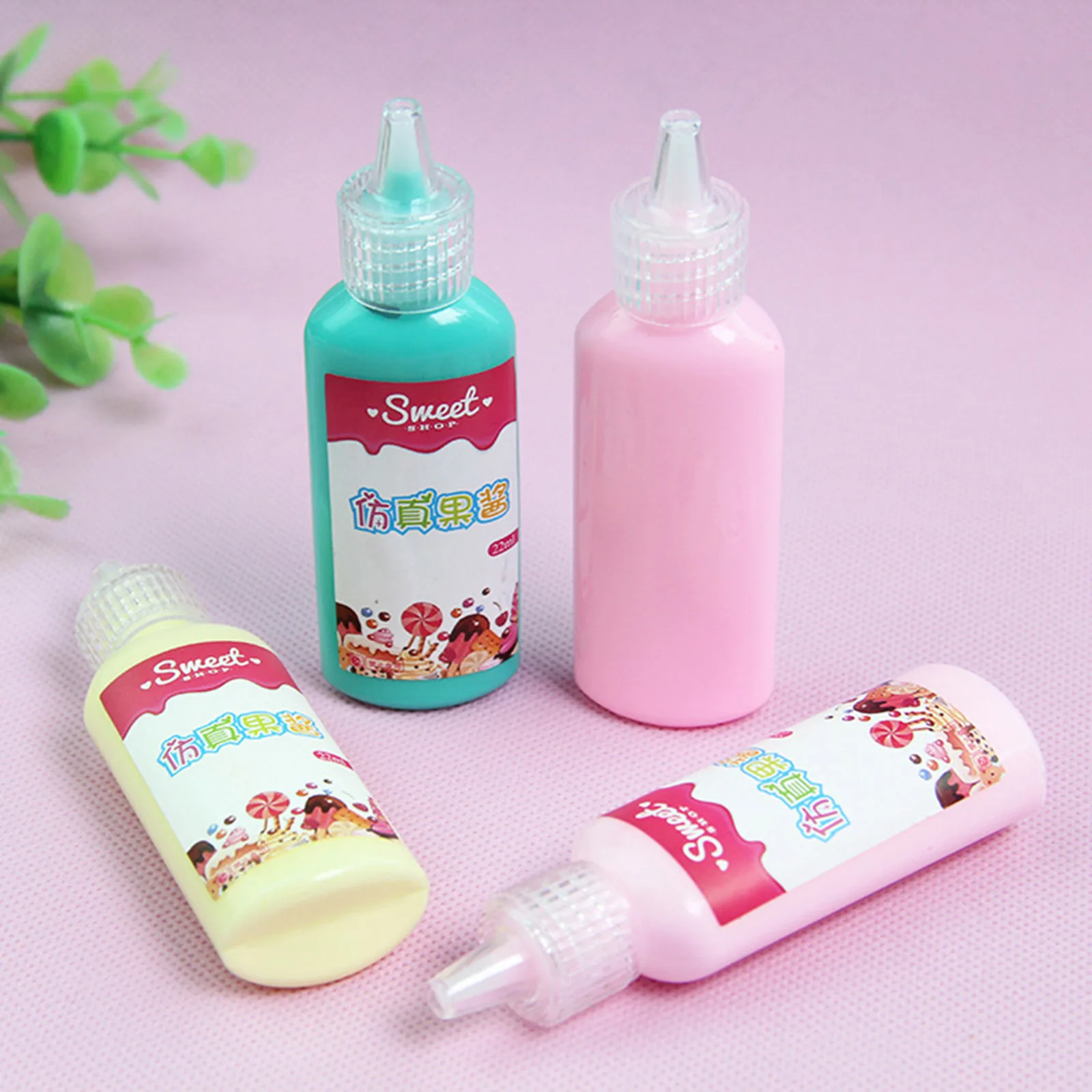 Fausse Colle en Résine Fouettée pour Décoration, Gel pour Coque Mobile, Argile Douce, 22ml, 9.5cm x 3cm, 1 Pièce