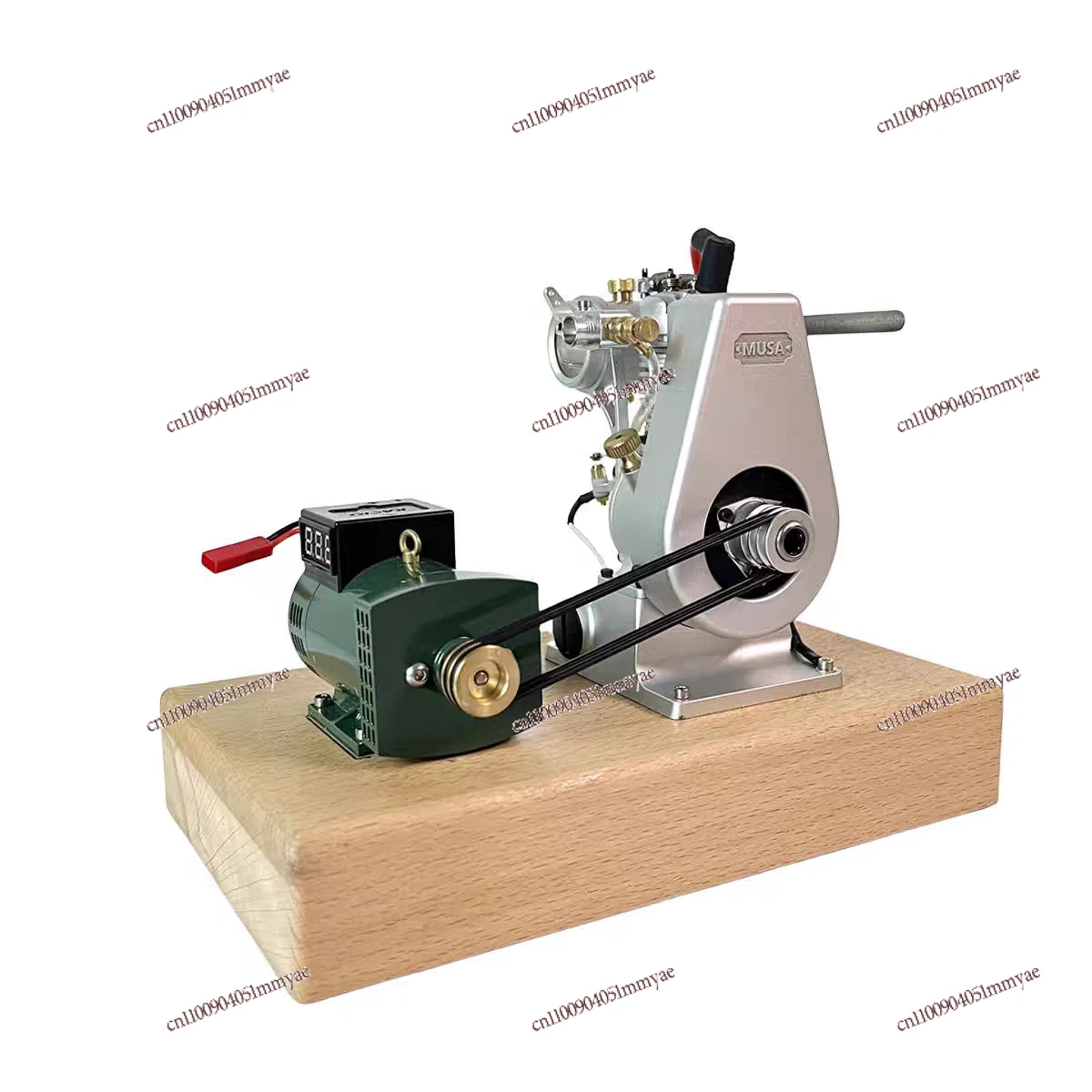 Single Cylinder Four-stroke Forced Air-cooled Engine Model Toy Engine Generator + Step-down Module