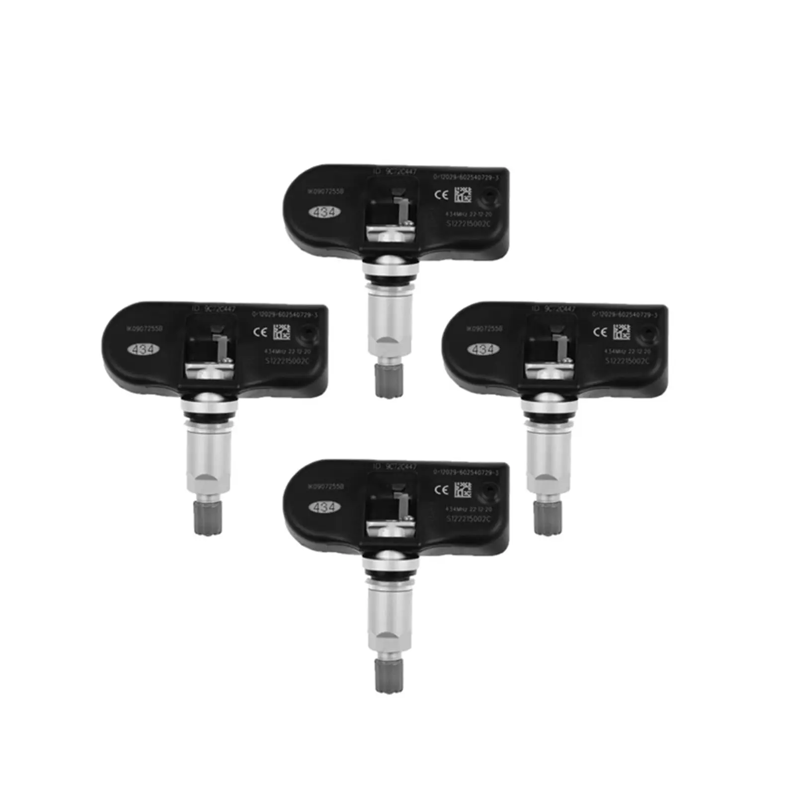 

4 шт. 1K0907255B новый датчик давления в шинах TPMS 434 МГц для VW Volkswagen Passat B6 2006-2011 434 МГц