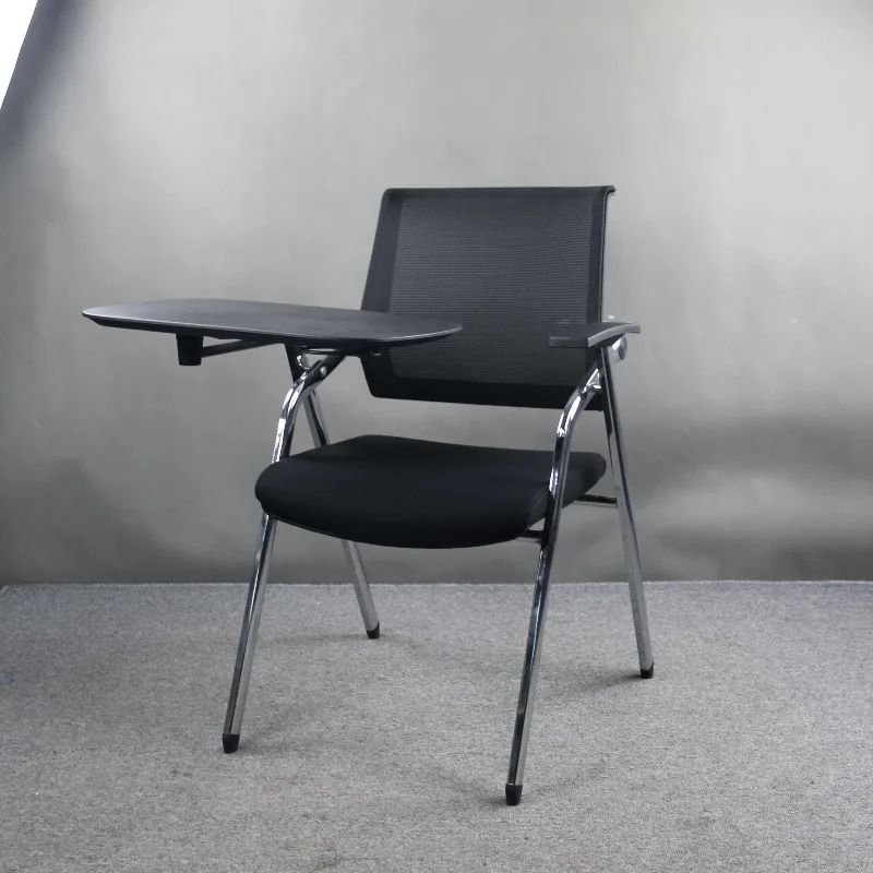 Writing Table with Pad Chromed Leg Student Meeting Chair
