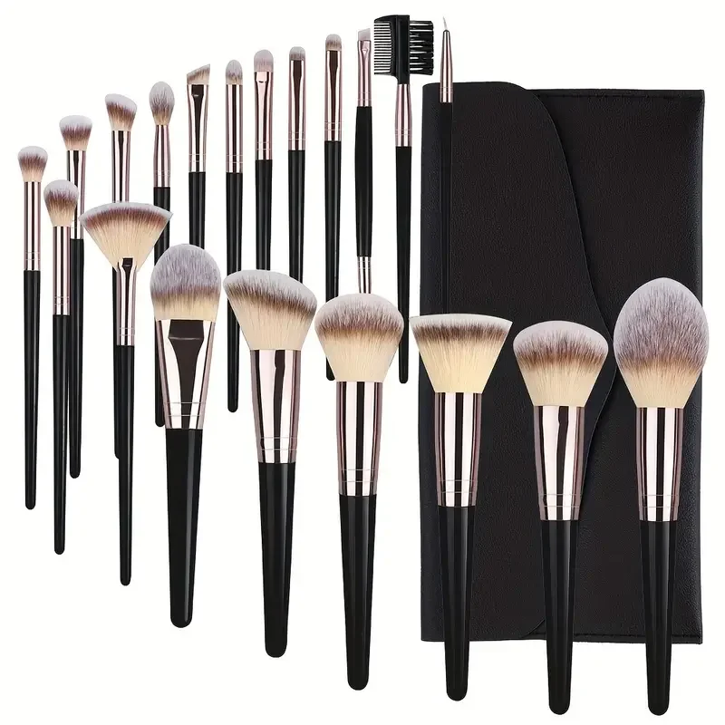 

3-20PCS Makeup Brushes Set Professional Eyeshadow Foundation Concealer Blending Blush Brush Kabuki Soft Fluffy Women Beauty Tool