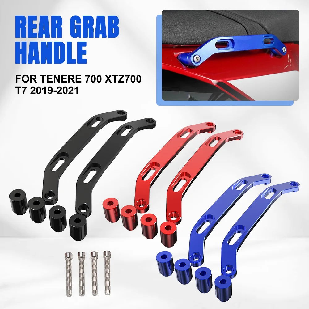 

For Yamaha Tenere 700 XTZ700 T7 2019 - 2021 Rear Grab Handle Seat Passenger Hand Handle Grab Bar Rail Tenere700 2022 2023 2024