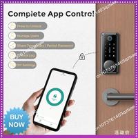Hot Ltem Electronic Door Lock For Tuya Lock With Deadbolt Lock Fingerprint Lock Keyless Entry With Smartlife App Remote Unlock