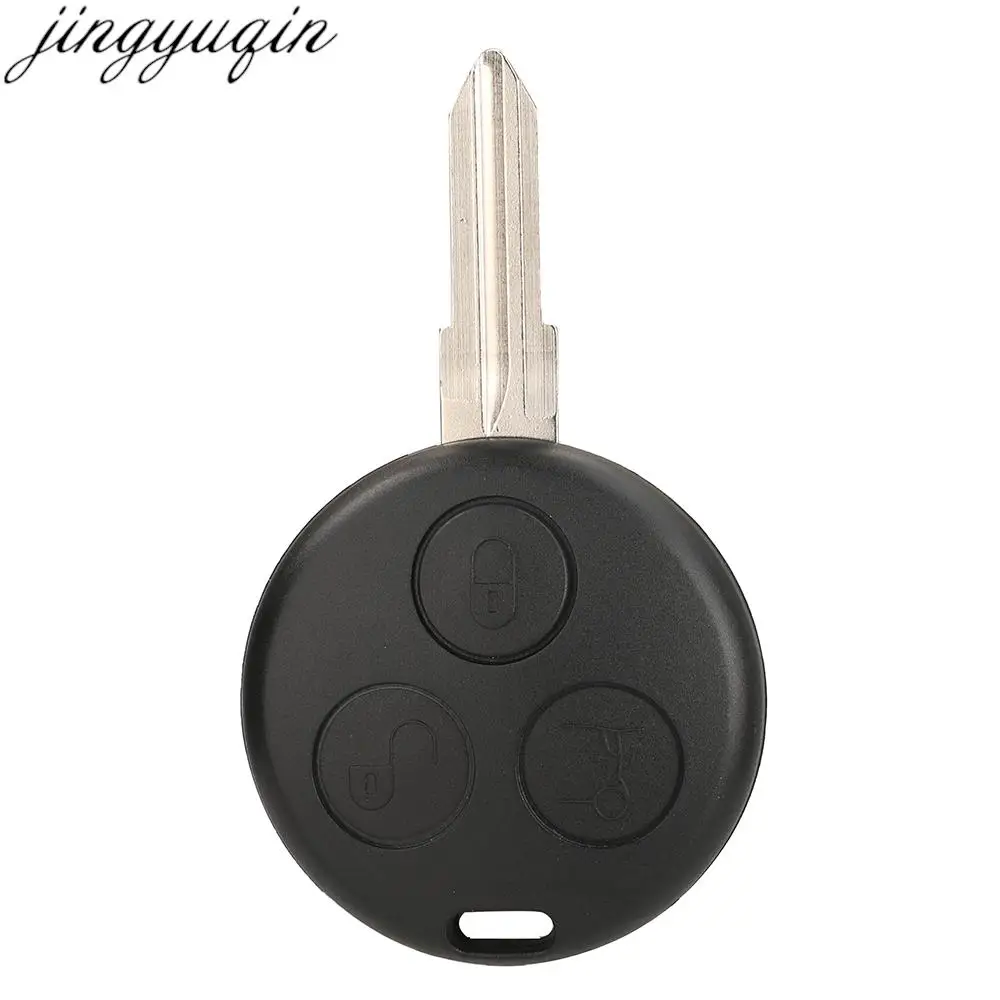 

Jingyuqin 3Button чехол для дистанционного ключа от машины Shell для Mercedes Benz Smart Fortwo Roadster 450 2003-2006 City Passion Pulse 2000-2004