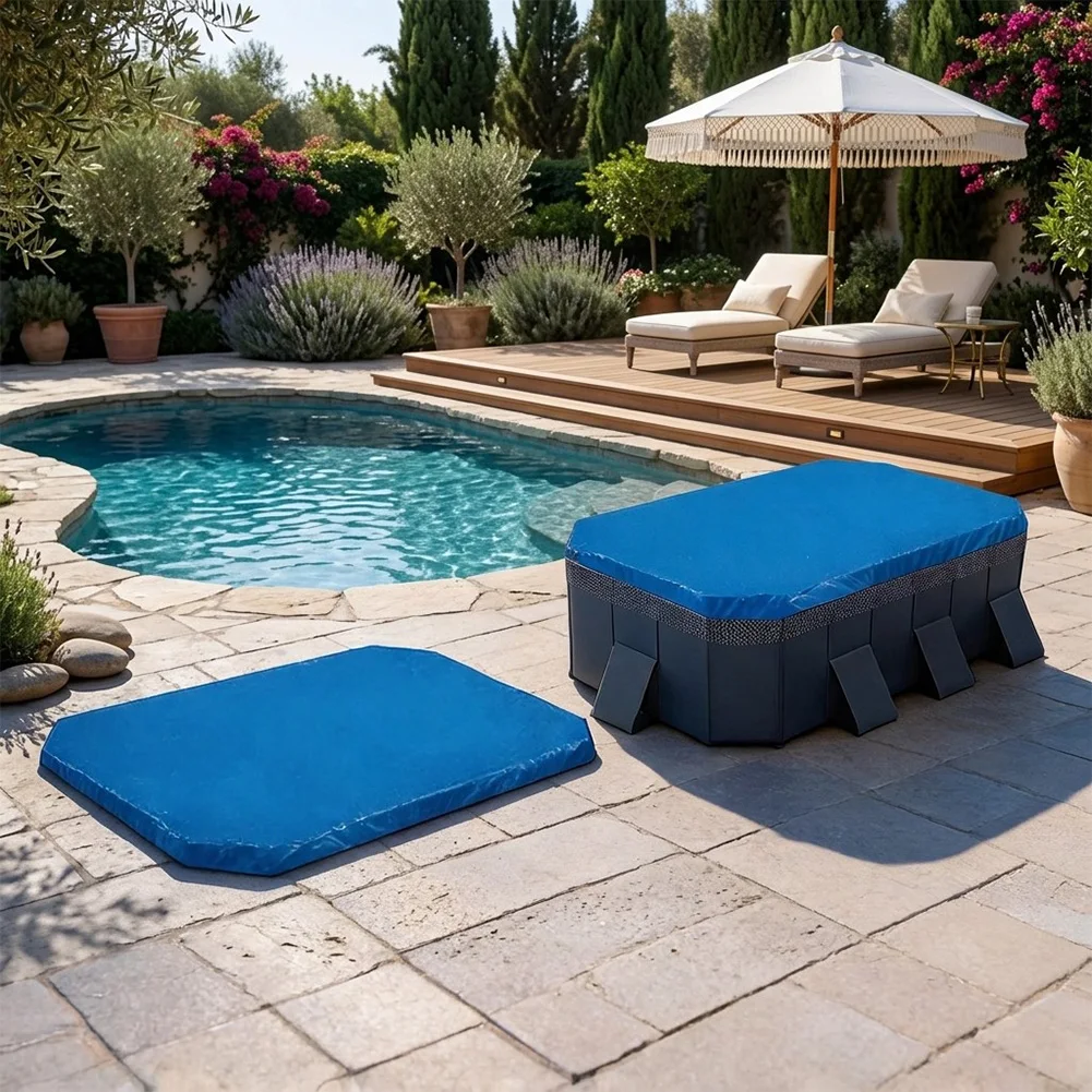 for pe Material Pool Cover for Rectangular Inflatable Pools Delivering For UV Defense and Efficient Space Management