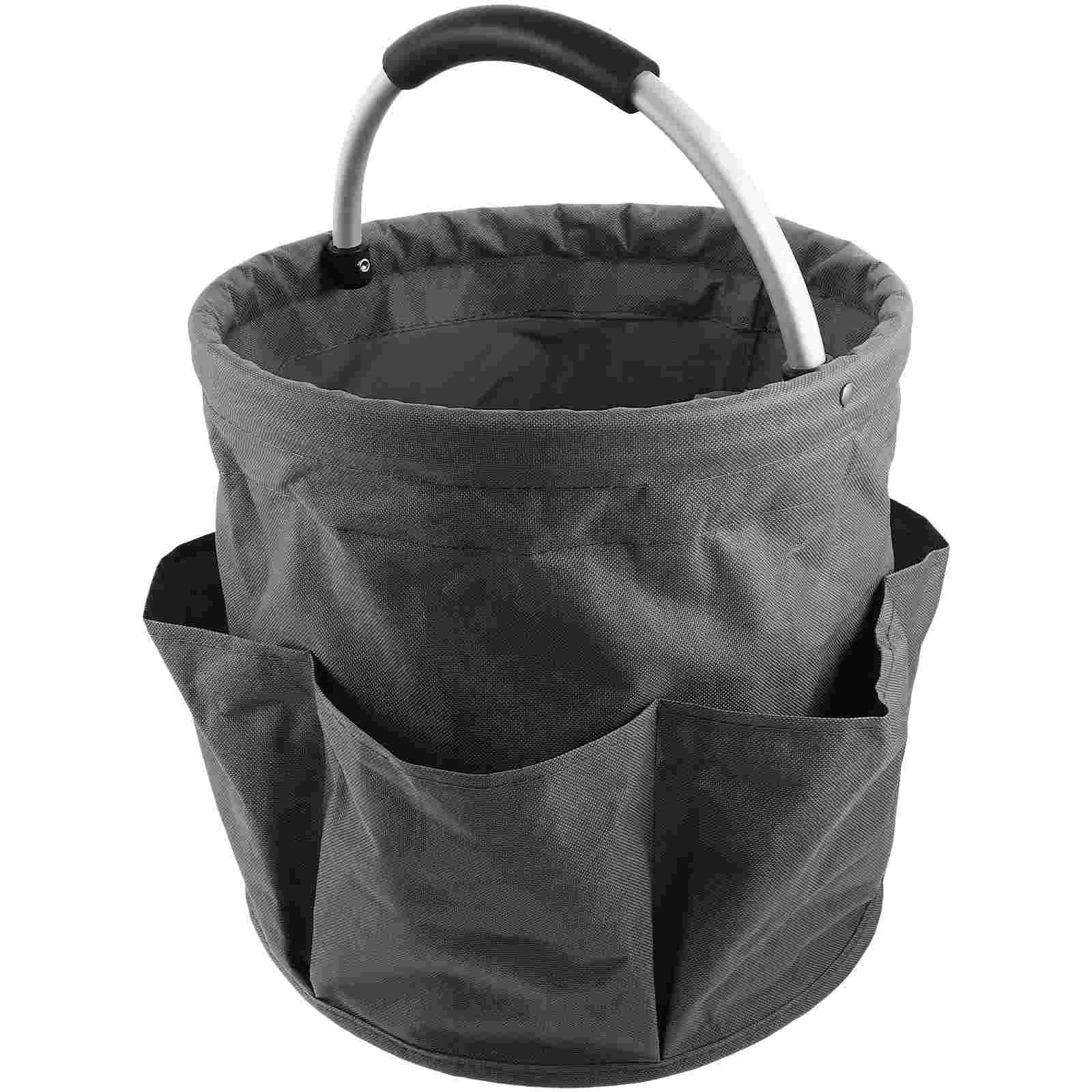

Outdoor Picnic Basket Garden Tool Kit Holder Organizer Storage Carrier Bag Tools Pouch Tote for Gardening Toolkit