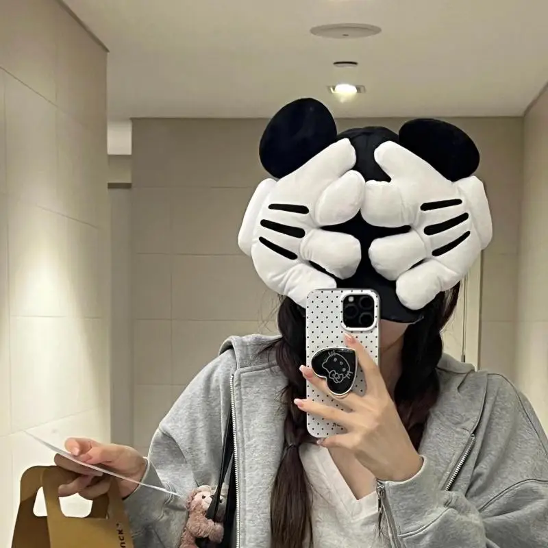 

Disney Anime Hobby Mickey Mouse Cartoon Baseball Cap Girl Going Out All-Match Street Hip Hop Baseball Cap Birthday Gift