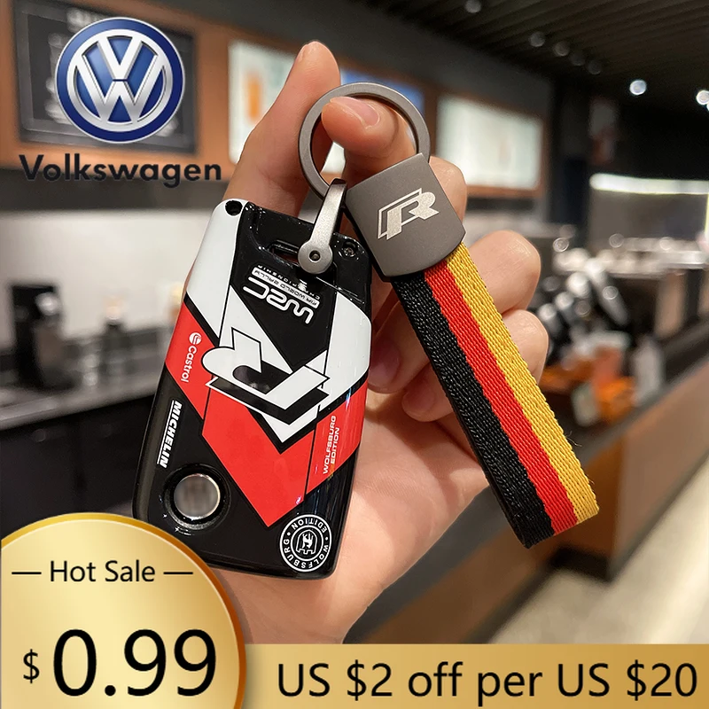 

Чехол для ключей автомобиля VOLKSWAGEN VW для моделей VW Volkswagen/Polo/Tiguan/Passat B5 B6 B7/Golf 7 MK/Jetta, защитный держатель для ключей, накладка на ключ