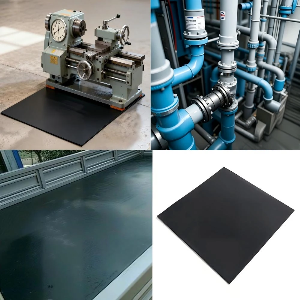 1-4Pcs Neoprene Rubber Sheet Solids Non-Slip Waterproof Mat for DIY Gasket Sealing Cushion Floor Protection Craft - view 5