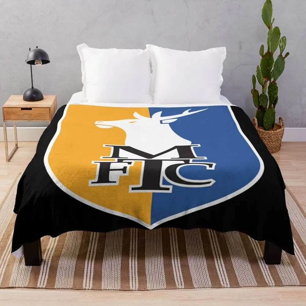 Best Club Merch Mansfield Town FC Design Throw Blanket Bed Fashionable wednesday sofa bed fluffy Blankets