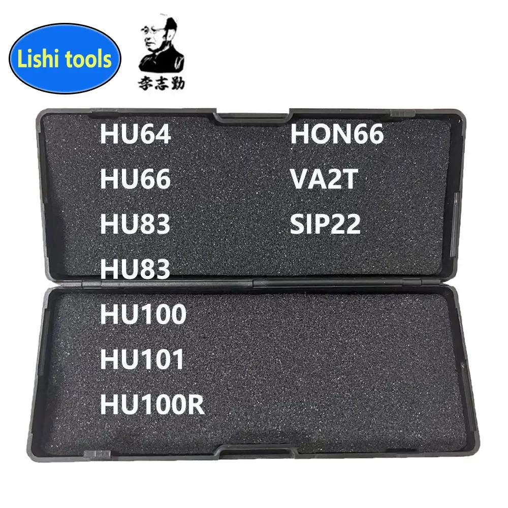 Lishi 2 in 1 Tools 2in1 Tool HU64 HU66 HU83 HU92 HU100 HU101 HU100R HON66 VA2T SIP22 Locksmith Tool for Car Key