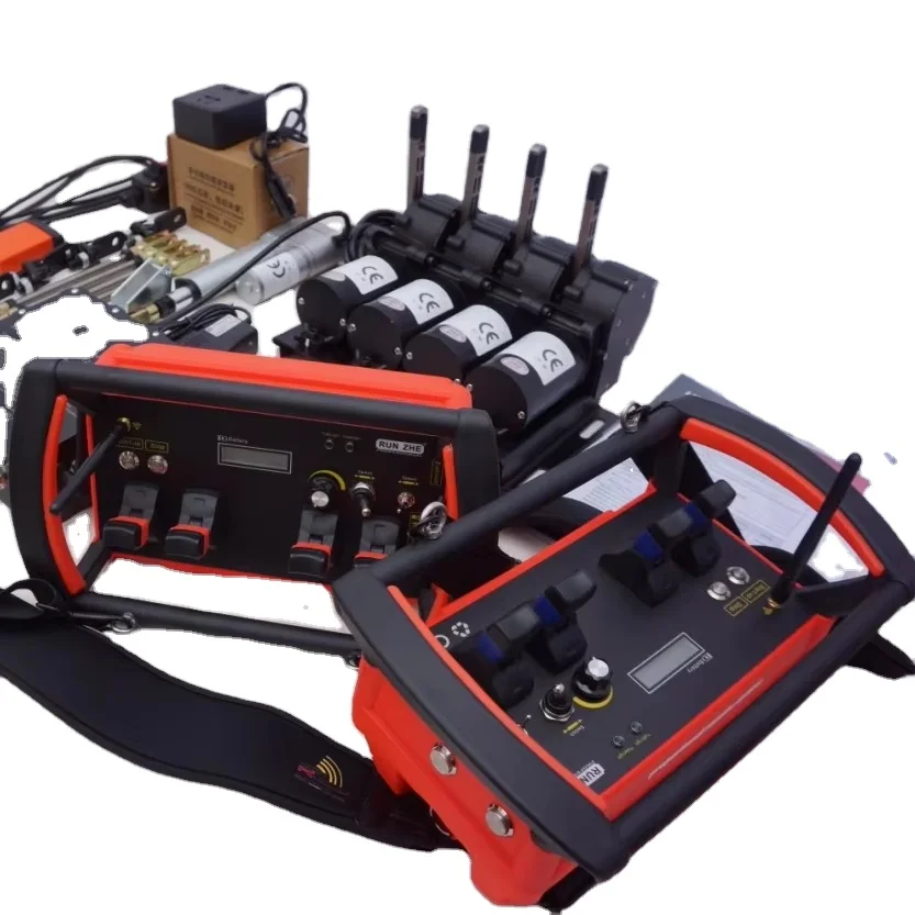 Waterproof 4 Joystick Proportional Industrial Wireless Remote Control 12V 24V for Truck Crane