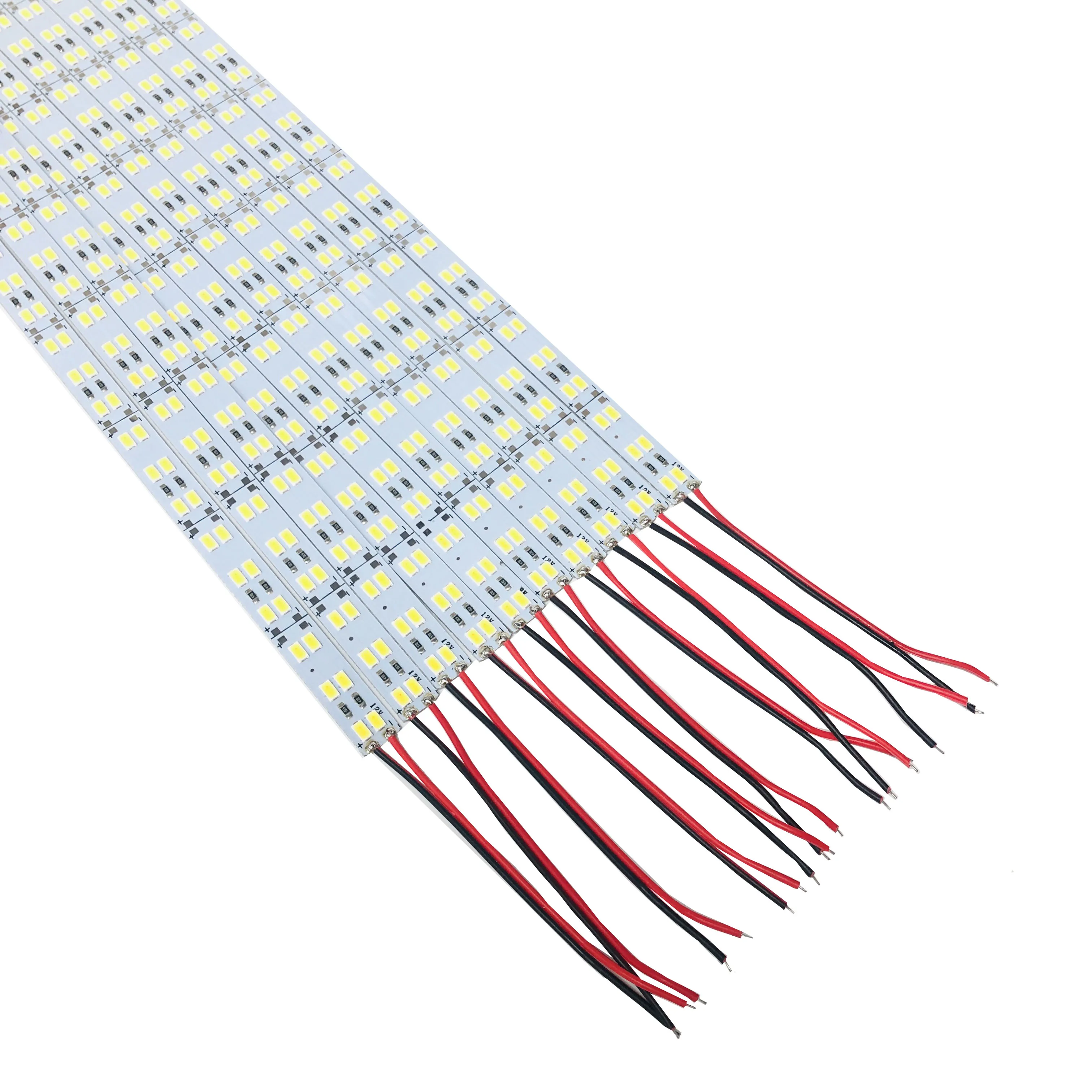 10pcs Super Bright LED Hard Bar light DC12V 24V 50cm 144leds/m SMD 5630/5730 Aluminum Alloy Led Hard Strip lights For Cabinet