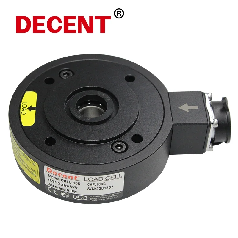 DSZL-105 sensor manufacturer sells circular tension load cell 0-100KN Miniature force sensor