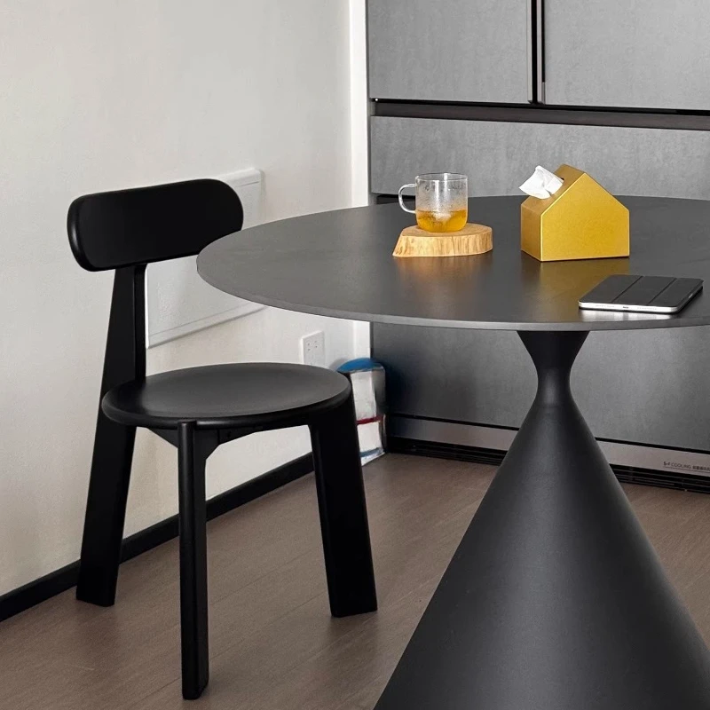 

Modern Vintage Solid Wood Dining Chairs Minimalist Kitchen Table Seating for Small Spaces Home Furniture Study Computer Chairs