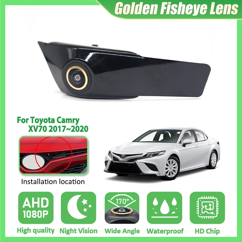 

HD CCD Автомобильная парковочная камера ночного видения с положительным водонепроницаемым логотипом для Toyota Camry XV70 2017 2018 2019 2020 Высокое качество