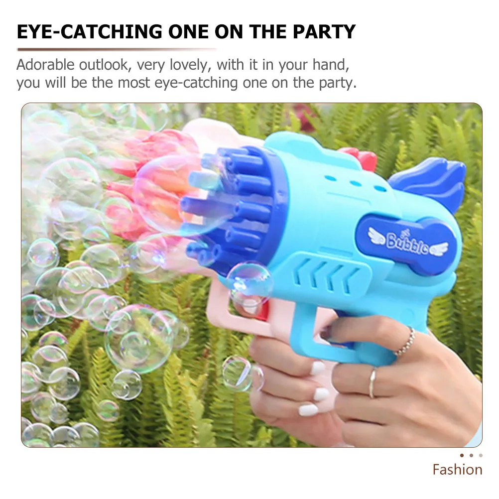 

Bubble Machine Lightweight Handheld Blower for Kids Parties Electric Plastic Indoor