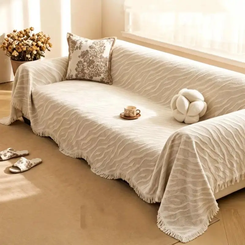 1Pcs Chenille All Season Universal Sofa Towel Modern Living Room Cat-scratch-proof Wear-resistant Furniture Protector