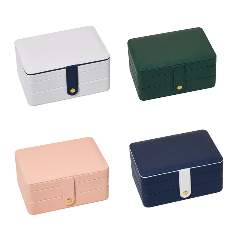 

3 Layer Jewelry High Capacity Jewelry Box Organizer Necklace Earrings Rings Jewelry Packaging Display Box