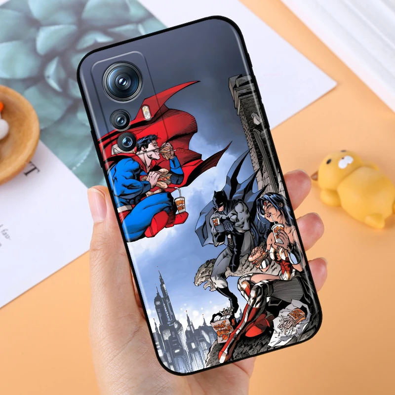 Luxury S-Supermans Comics Cool For Xiaomi Mi 14 13T 13 12T 12 11T 11i 11 10T 10 Pro Lite Ultra 5G Black Funda Phone Case