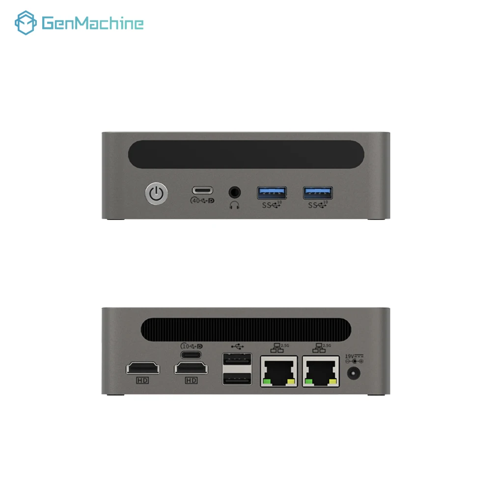 

Мини-ПК 5,1 ГГц, 75 Вт, Windows 11, DDR5, 32 ГБ, 6400 МГц, WIFI6, мини-ПК GenMachine Gamer, игровой компьютер своими руками