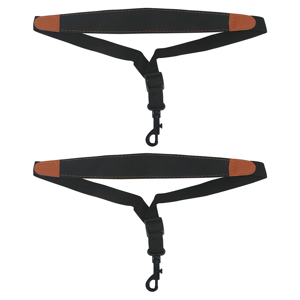 

2Pcs Sax Neck Straps Adjustable Replacement Strap Comfortable Saxophone Strap for Adults Saxophone Accessory