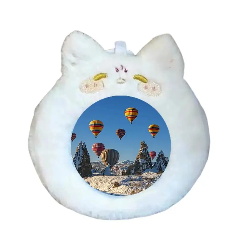 

Photocard Holders Protection Bag Plush Protection Portable Pendant For Badges Credit Card Pin Business Cards