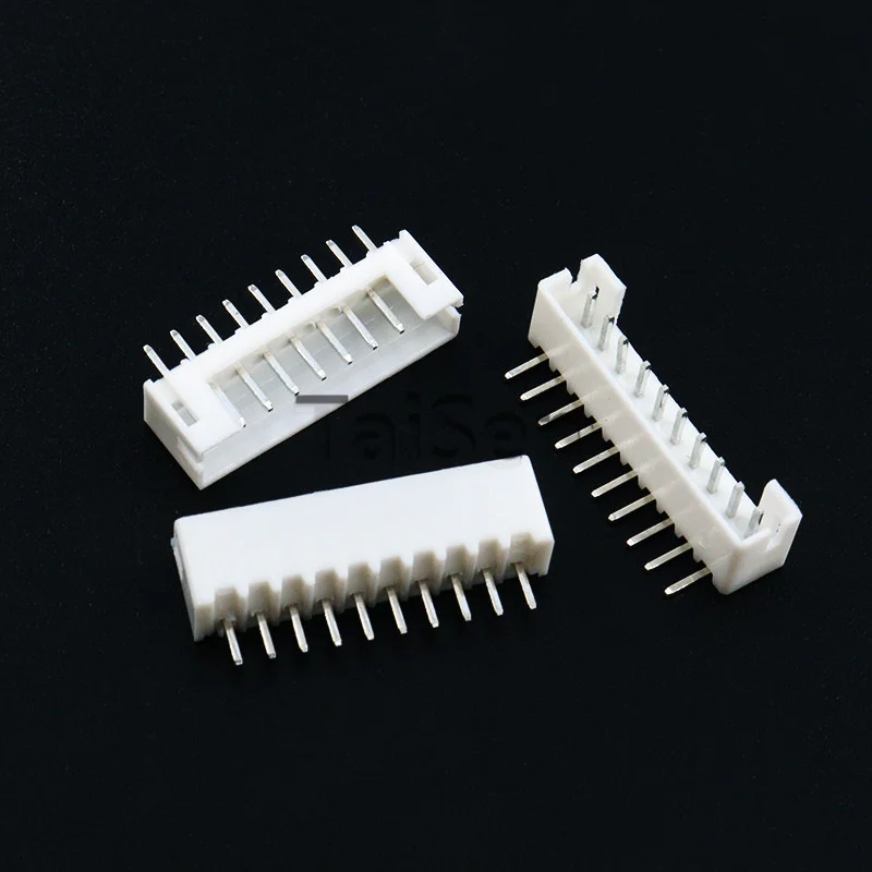 100PCS PH2.0 Connector Straight/Right Angle Header, 2mm Socket Connector Terminal Housing, 2P‑12P 2P 3P 4P 5P 6P 7P 8P 9‑12P