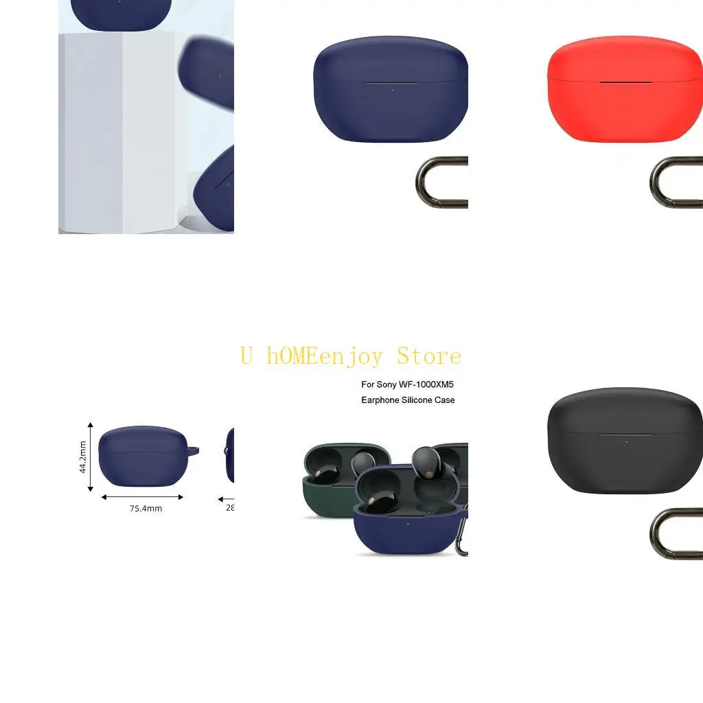 B0KF Carrying Sleeve for SonyWF-1000XM5 Earphone Dustproof Washable Charging Box Case