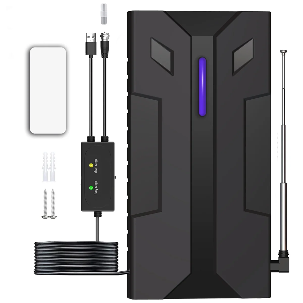 

Новый 3C-мощный уличный внутренний сильный сигнал HDTV DVBT2 HD 4k Full TV усилитель сигнала цифровая антенна для телевизора высокого давления