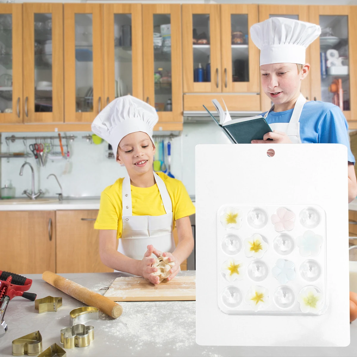 

2 Pcs Sugar Flower Drying Holder Plastic Non Stick Flexible Reusable Cake Fondant Rack for Baking Crafting Projects Drying